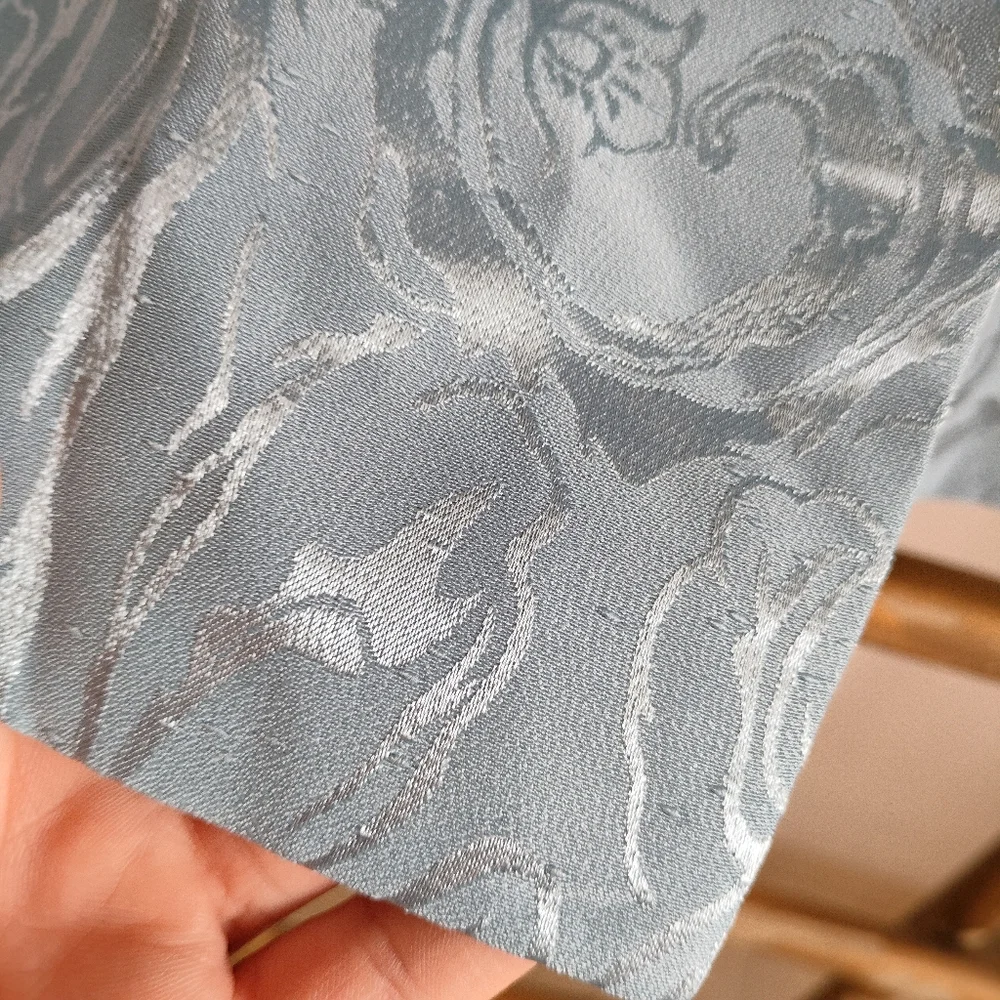 Light Blue Brocade Blazer - Picture 11 of 14